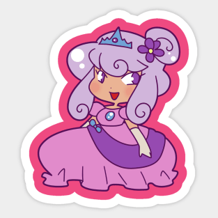 Purple Princess Sticker